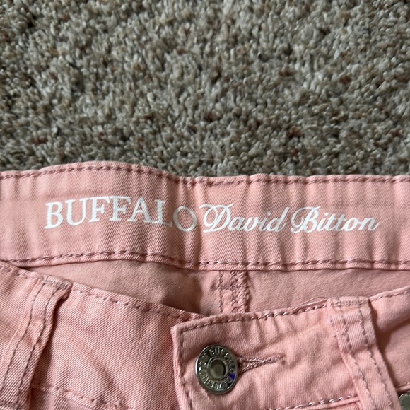 Buffalo David Bitton Pink Ankle Cropped Jeans - Picture 4 of 7